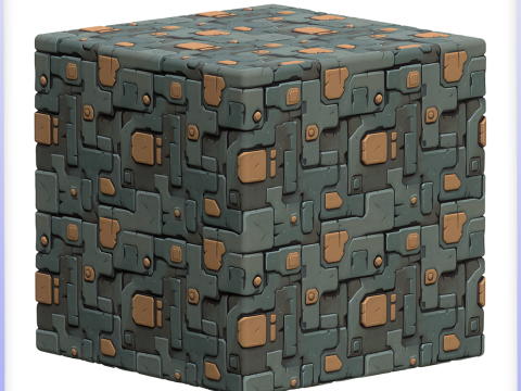 SciFi Seamless Texture CG テクスチャ