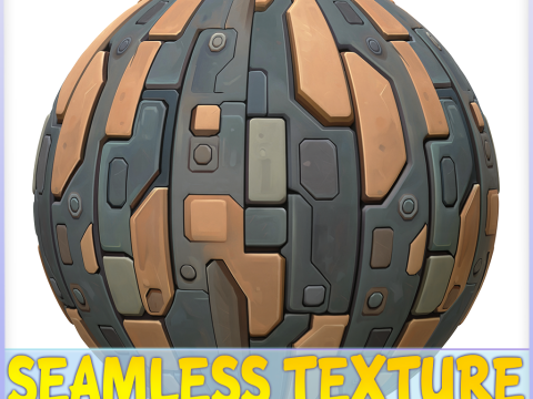 SciFi Seamless Texture CG Texturen