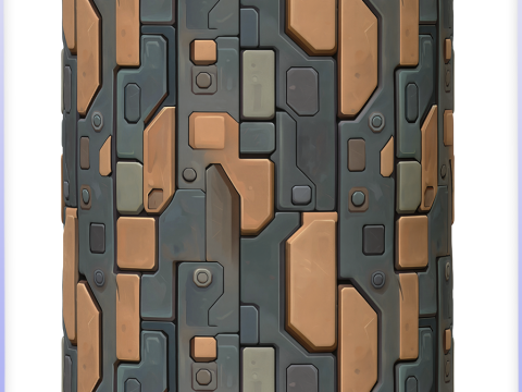SciFi Seamless Texture CG Texturen