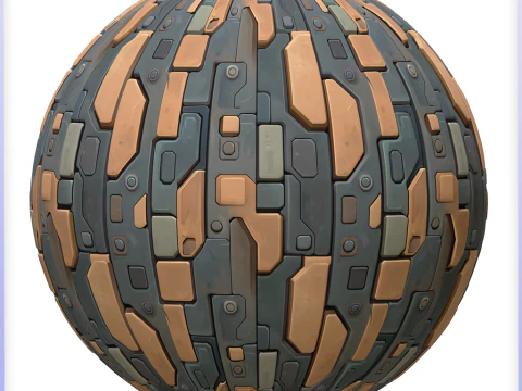 SciFi Seamless Texture CG Textures