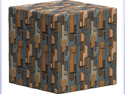 SciFi Seamless Texture CG Textures