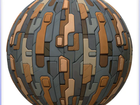 SciFi Seamless Texture CG Textures