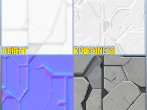 SciFi Seamless Texture CG Texturen