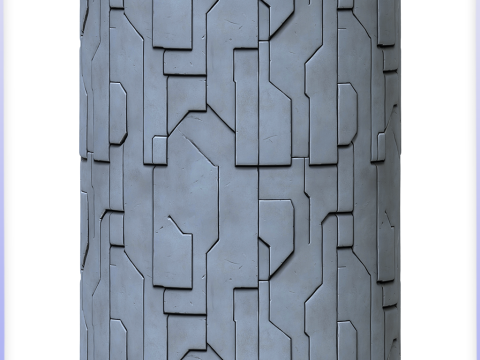 SciFi Seamless Texture CG テクスチャ