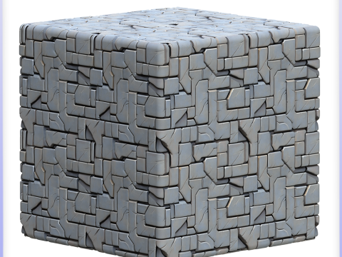 SciFi Seamless Texture CG Tekstury