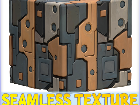 SciFi Seamless Texture CG 纹理