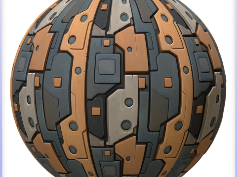 SciFi Seamless Texture CG 텍스쳐