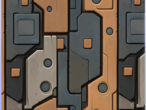 SciFi Seamless Texture CG 텍스쳐