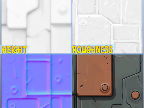 SciFi Seamless Texture CG Текстуры