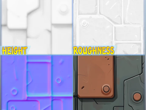 Texture transparente de science-fiction CG Textures