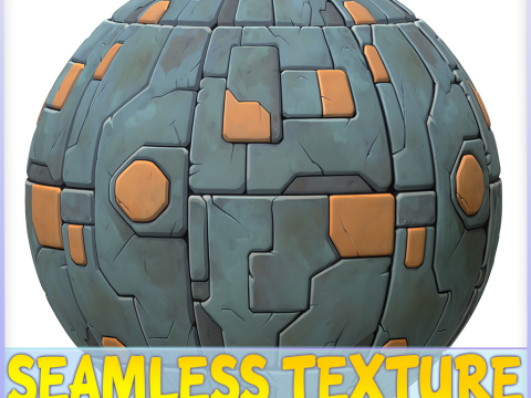 SciFi Seamless Texture CG Textures