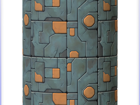 SciFi Seamless Texture CG Textures