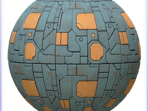 SciFi Seamless Texture CG Textures