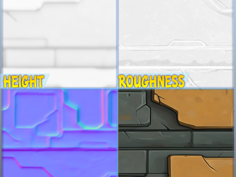 SciFi Seamless Texture CG テクスチャ