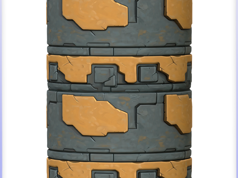 SciFi Seamless Texture CG テクスチャ