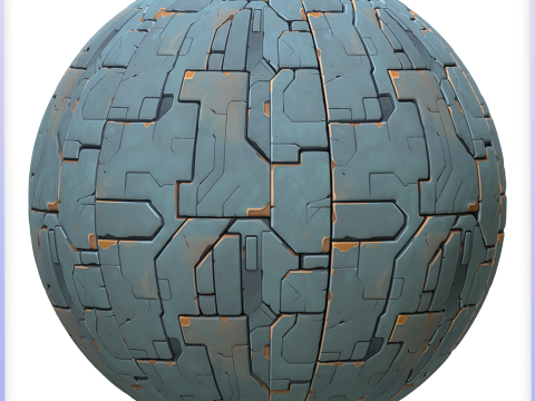 SciFi Seamless Texture CG Tekstury