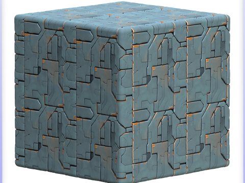 SciFi Seamless Texture CG Tekstury