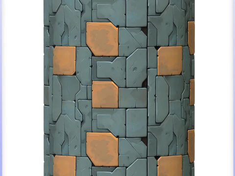 SciFi Seamless Texture CG Textures