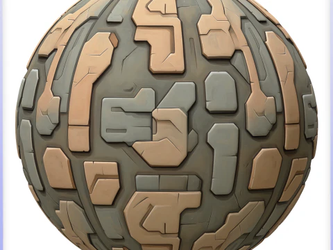 SciFi Seamless Texture CG Textures