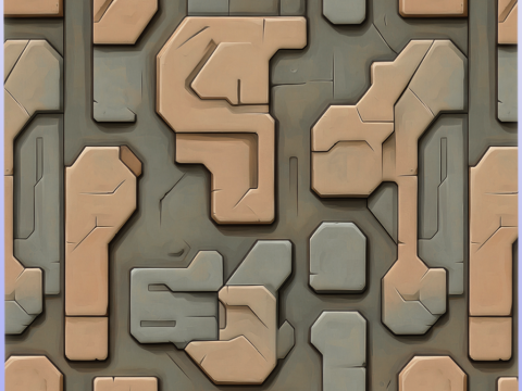 SciFi Seamless Texture CG टेक्स्चर्स