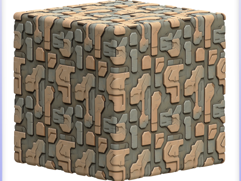 SciFi Seamless Texture CG टेक्स्चर्स