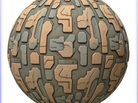SciFi Seamless Texture CG Textures