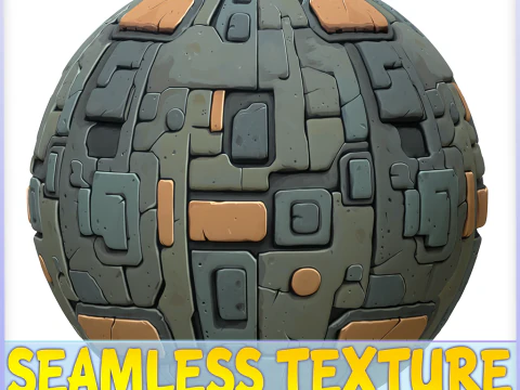 SciFi सीमलेस बनावट CG टेक्स्चर्स