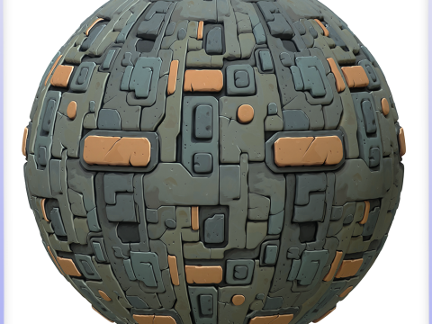 SciFi Seamless Texture CG Textures