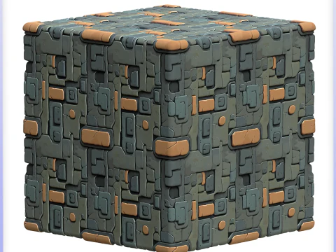 공상 과학 원활한 텍스처 CG 텍스쳐