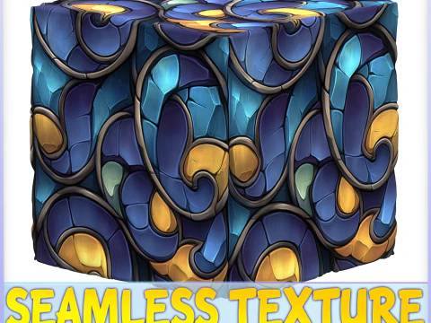 Struttura senza giunte di vetro colorato CG Textures