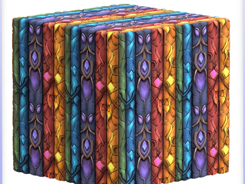 Stained Glass Seamless Texture CG Textures