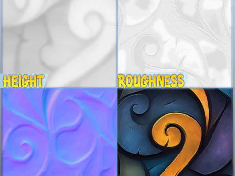 Stained Glass Seamless Texture CG Textures