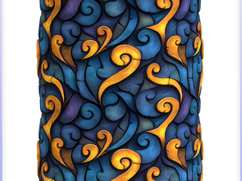Stained Glass Seamless Texture CG टेक्स्चर्स