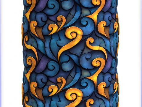 Stained Glass Seamless Texture CG Textures
