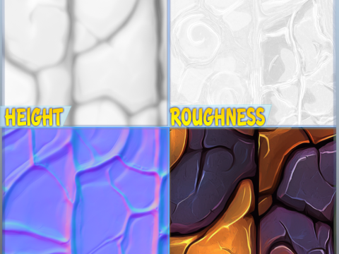 Stained Glass Seamless Texture CG Dokuları