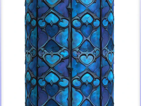 Stained Glass Seamless Texture CG Textures