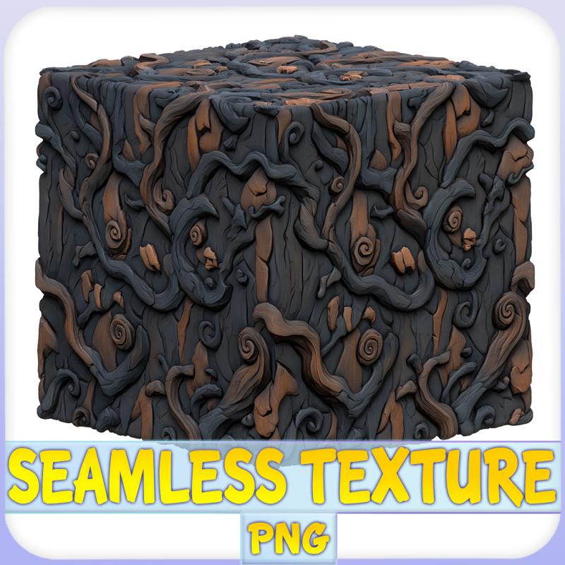 Stylized Alien Seamless Texture CG 纹理 .c4d .max .obj .3ds .fbx .stl .blend 
