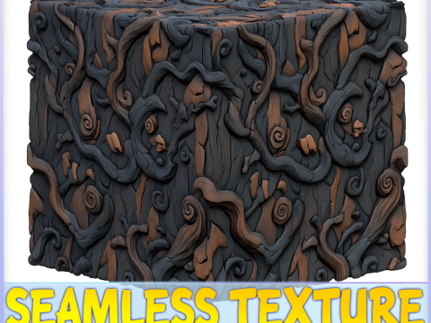 Stylized Alien Seamless Texture CG Textures