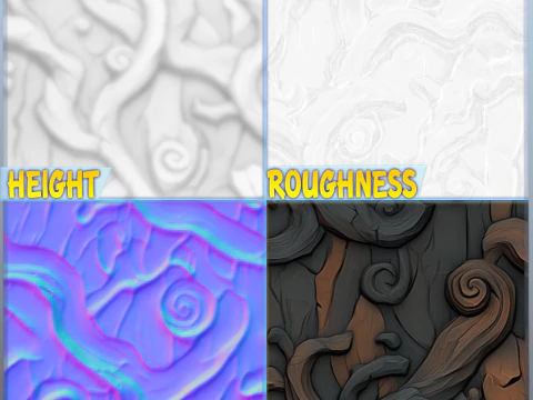 Texture transparente extraterrestre stylis&eacute;e CG Textures