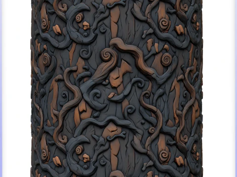 Texture transparente extraterrestre stylis&eacute;e CG Textures