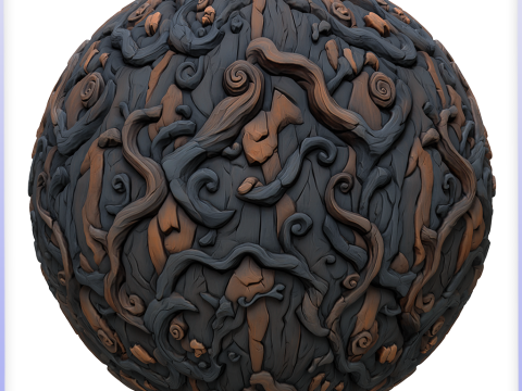Stylized Alien Seamless Texture CG 纹理