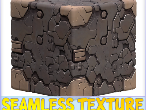 Stylized Alien Seamless Texture CG Textures