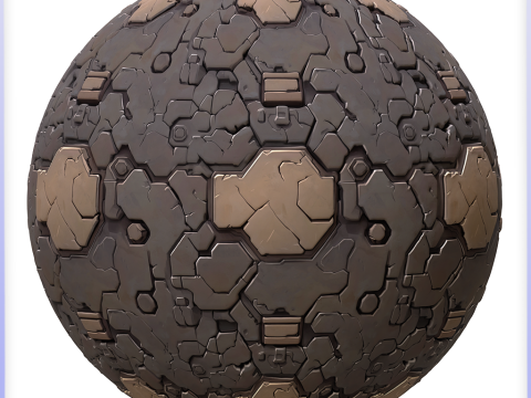 Stylized Alien Seamless Texture CG Dokuları