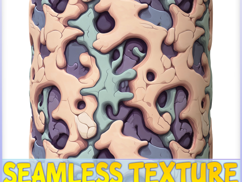 Stylized Alien Seamless Texture CG Dokuları