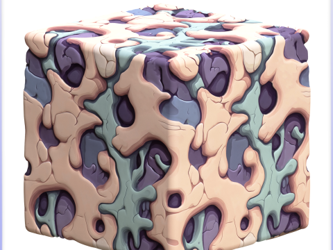 Stylized Alien Seamless Texture CG Tekstury