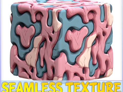 Stylized Alien Seamless Texture CG Textures