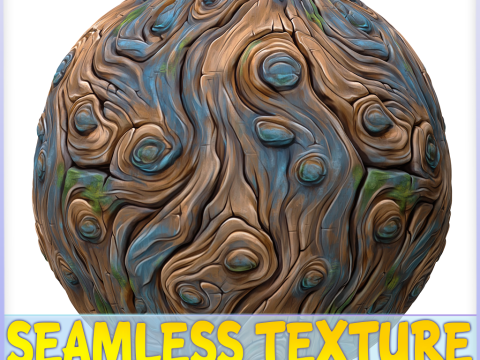 Stylized Alien Seamless Texture CG Tekstury