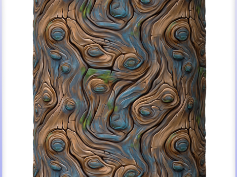 Stylized Alien Seamless Texture CG टेक्स्चर्स