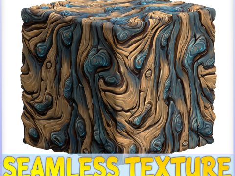Stylized Alien Seamless Texture CG 텍스쳐