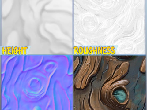 Texture transparente extraterrestre stylis&eacute;e CG Textures